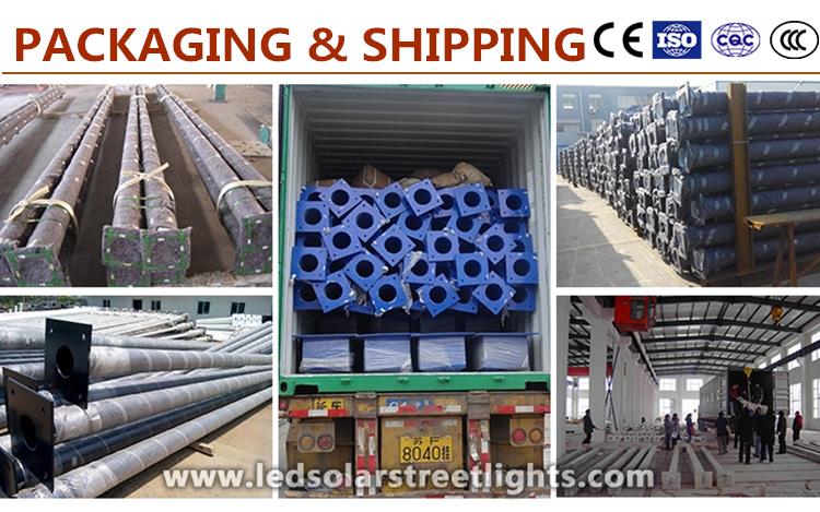 Packaging and Shipping of Street Light Pole